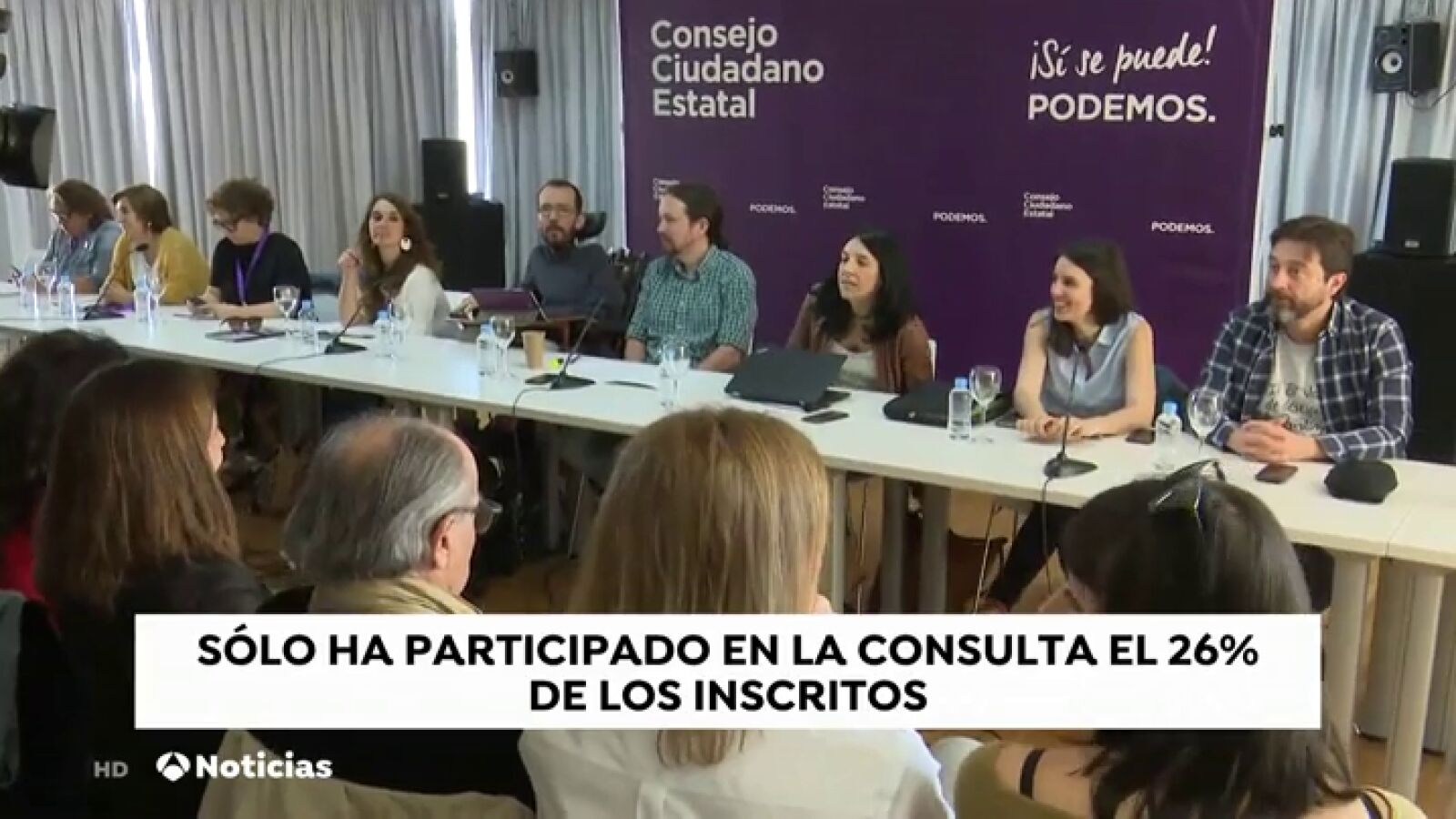 Las bases de Podemos rechazan apoyar a Sánchez si no es un gobierno de coalición sin vetos