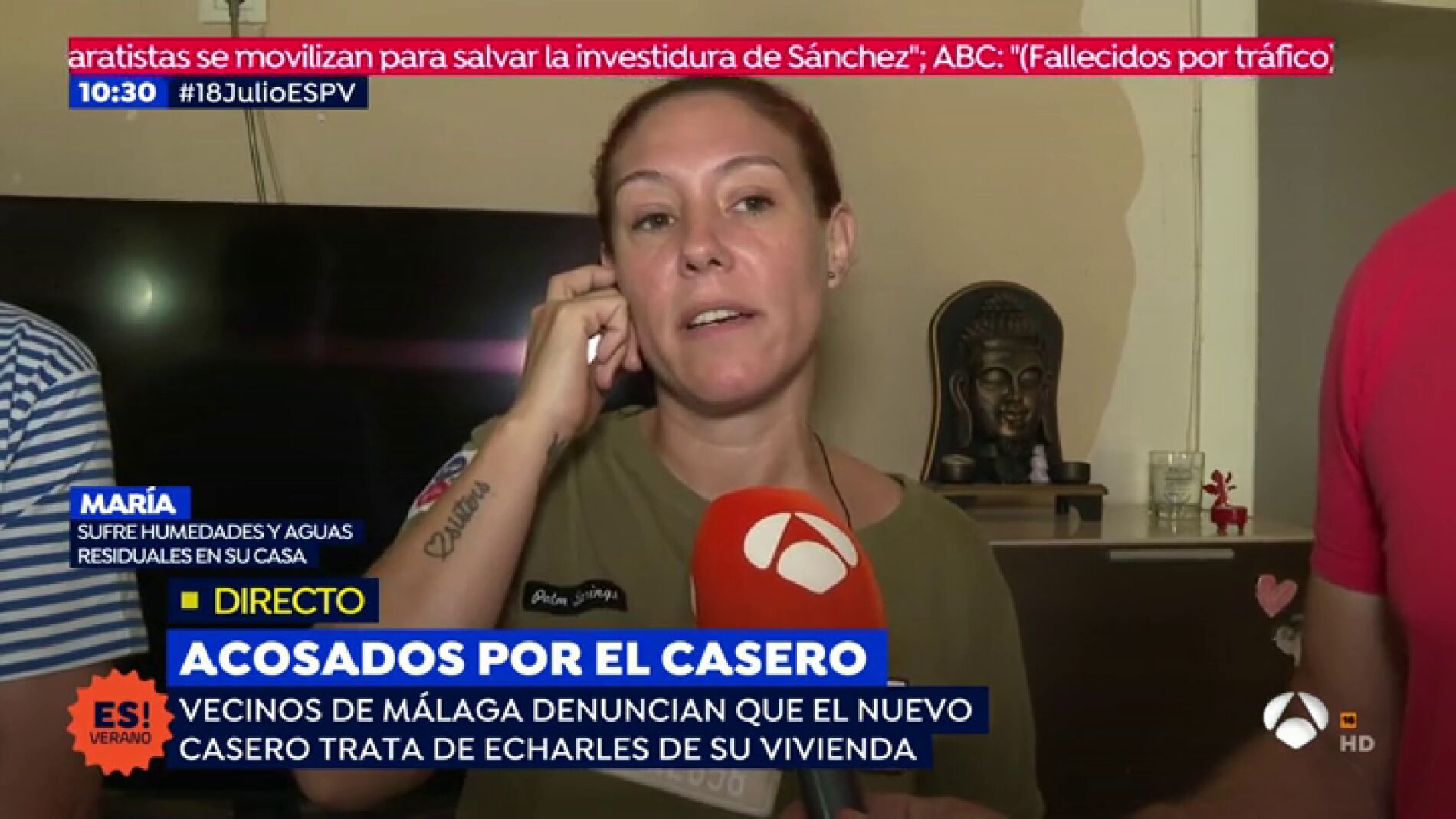 Vecinos acosados.