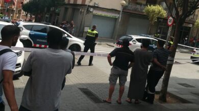 Un herido leve en un tiroteo en Mataró