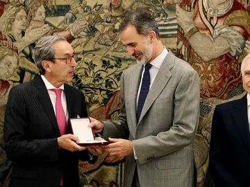 El Rey recibe a los taquígrafos del Congreso El Rey recibe a los taquígrafos del Congreso