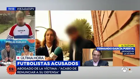 El abogado de la víctima del 'caso Arandina' renuncia a su defensa por "una pérdida de confianza" El abogado de la víctima del 'caso Arandina' renuncia a su defensa por "una pérdida de confianza"