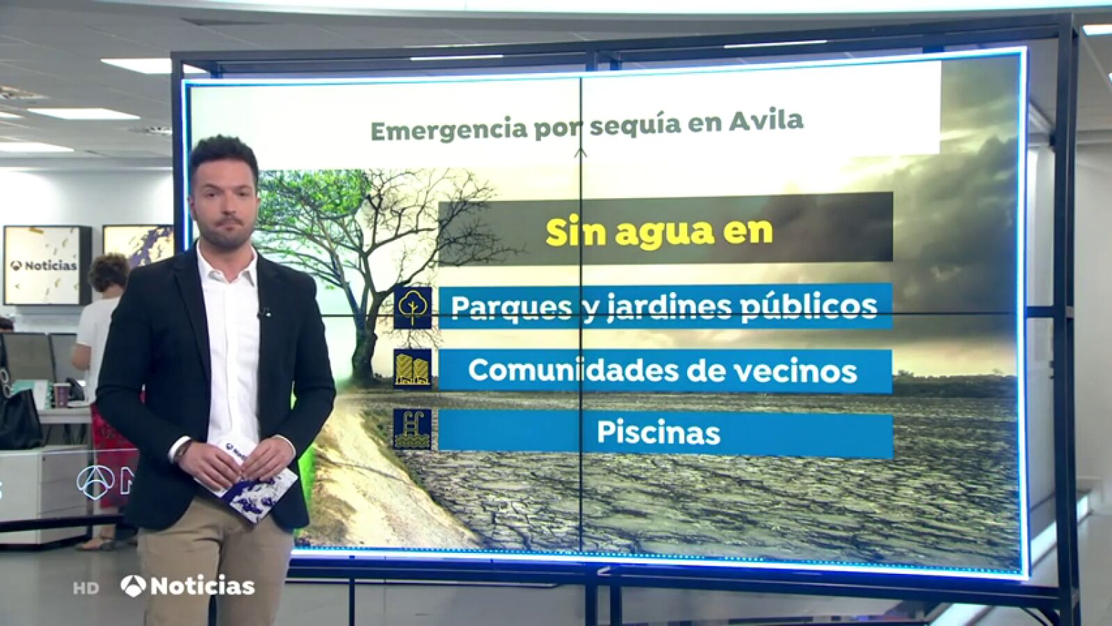El Ayuntamiento de Ávila no regará los parques públicos ante la sequía 