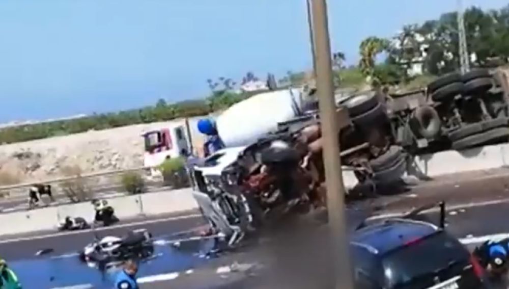 Una fallecida en un accidente en Tenerife
