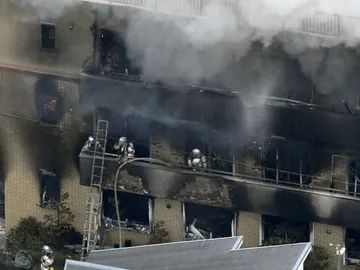 Incendio en Kioto, en un estudio de animación de Japón Incendio en Kioto, en un estudio de animación de Japón