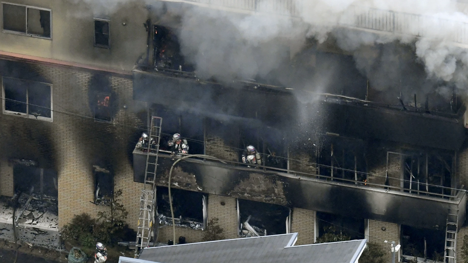 Incendio en Kioto, en un estudio de animación de Japón Incendio en Kioto, en un estudio de animación de Japón