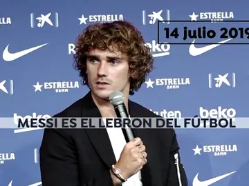El lío de Griezmann con "el LeBron James del fútbol": ¿Cristiano Ronaldo o Messi? El lío de Griezmann con "el LeBron James del fútbol": ¿Cristiano Ronaldo o Messi?