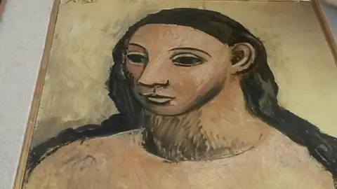 Cuadro de Picasso 'Cabeza de mujer joven' Cuadro de Picasso 'Cabeza de mujer joven'.