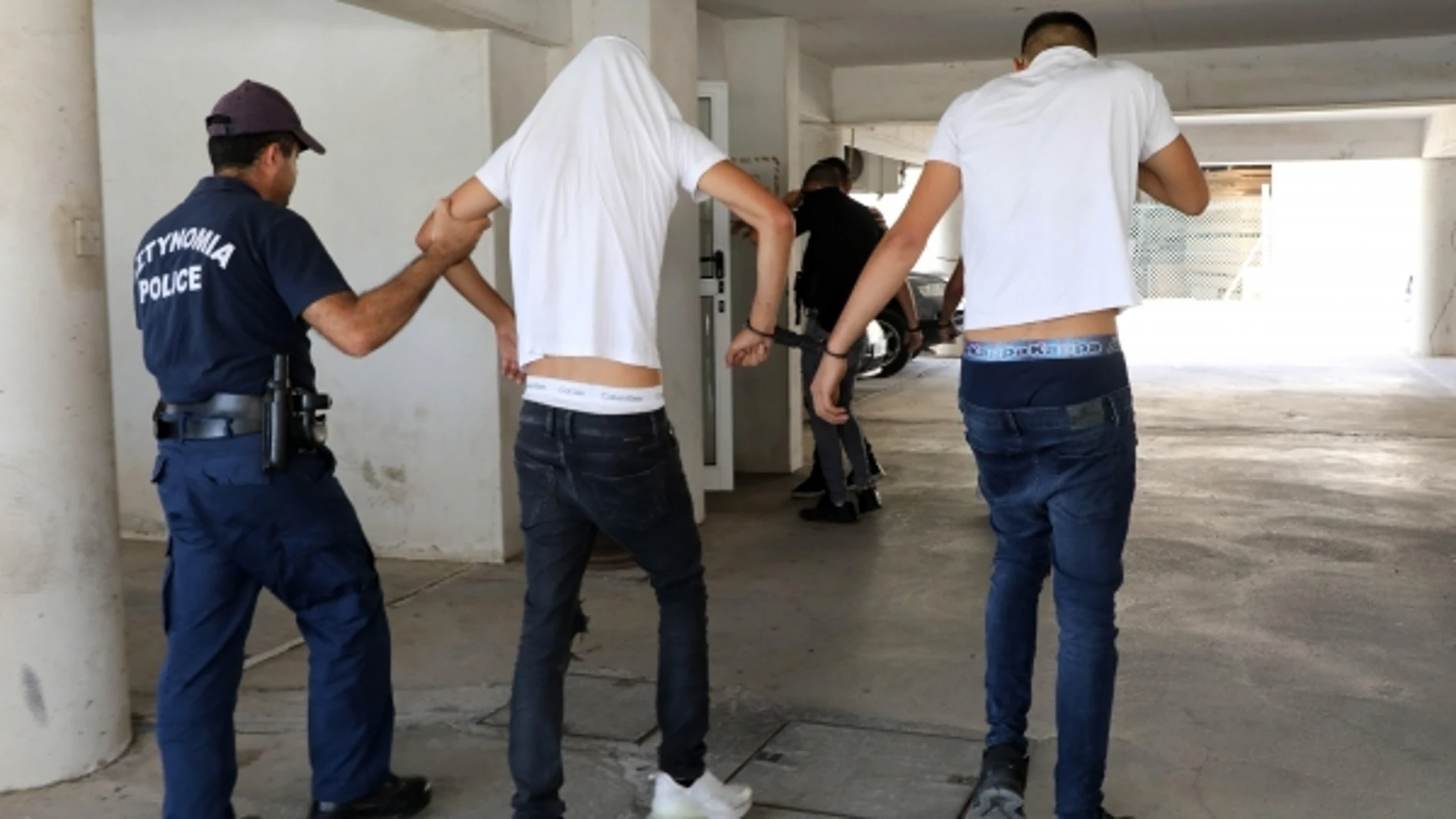 Los jóvenes acusados por una presunta violación en Chipre Los jóvenes acusados por una presunta violación en Chipre