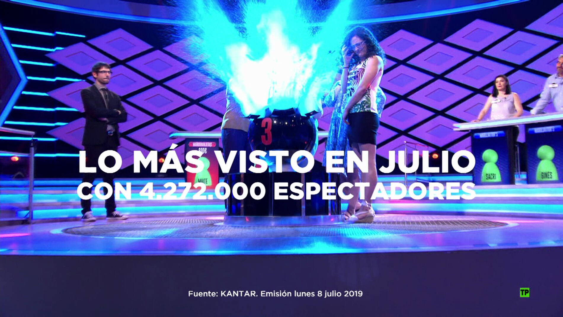 '&iexcl;Boom!' celebra su &eacute;xito en el mes de julio