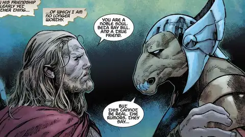 Thor junto a Beta Ray Bill Thor junto a Beta Ray Bill