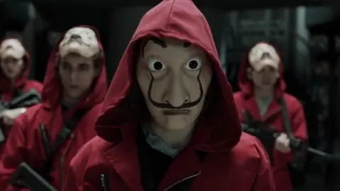 Algunos de los personajes de 'La casa de papel' Algunos de los personajes de 'La casa de papel'