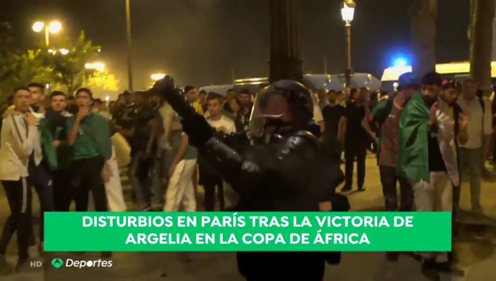 Graves altercados en Francia tras la victoria de Argelia en la Copa África: Cerca de 200 detenidos