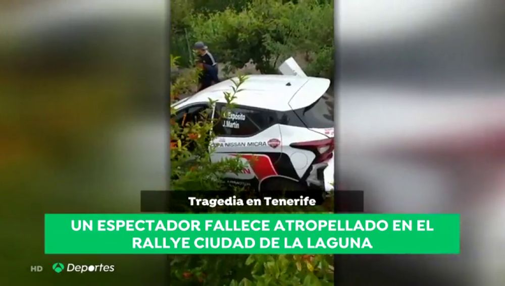 Muere atropellado un hombre durante un Rally en Tenerife