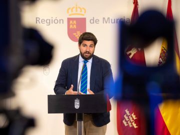 El presidente en funciones de la Comunidad de Murcia, Fernando López Miras