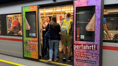 Viena perfuma sus trenes de metro para evitar el mal olor en verano