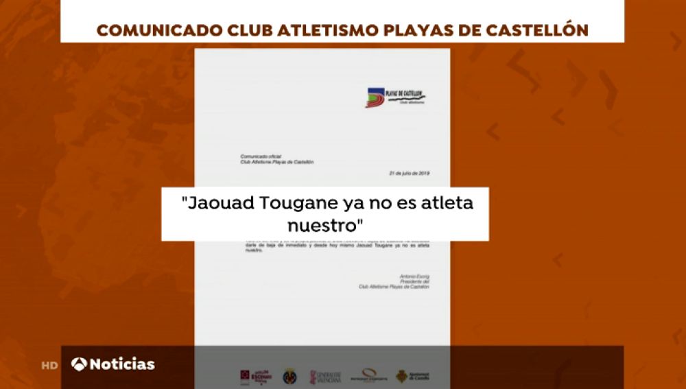 El club Playas de Castellón expulsa a uno de sus atletas por cometer dos robos