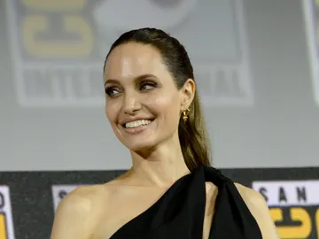 Angelina Jolie en la Comic Con 2019 presentando 'Los Eternos' Angelina Jolie en la Comic Con 2019 presentando 'Los Eternos'