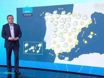 Se mantiene el calor sofocante, con posibles tormentas en el norte y la meseta