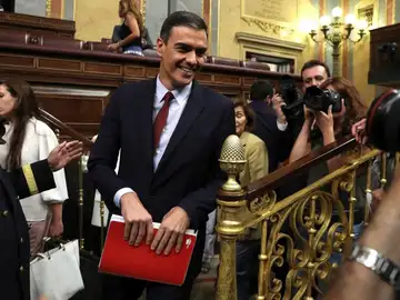 El presidente del Gobierno en funciones, Pedro Sánchez, en el Congreso El presidente del Gobierno en funciones, Pedro Sánchez, en el Congreso