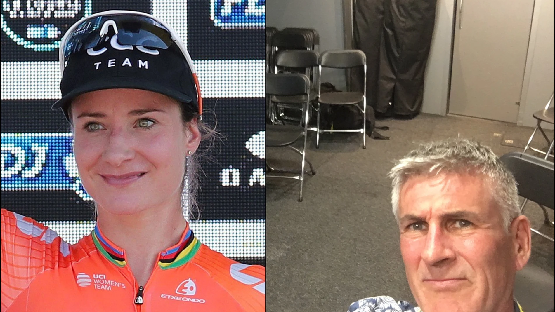 Marianne Vos se enfrenta a una sala de prensa vacía con un único periodista Marianne Vos se enfrenta a una sala de prensa vacía con un único periodista