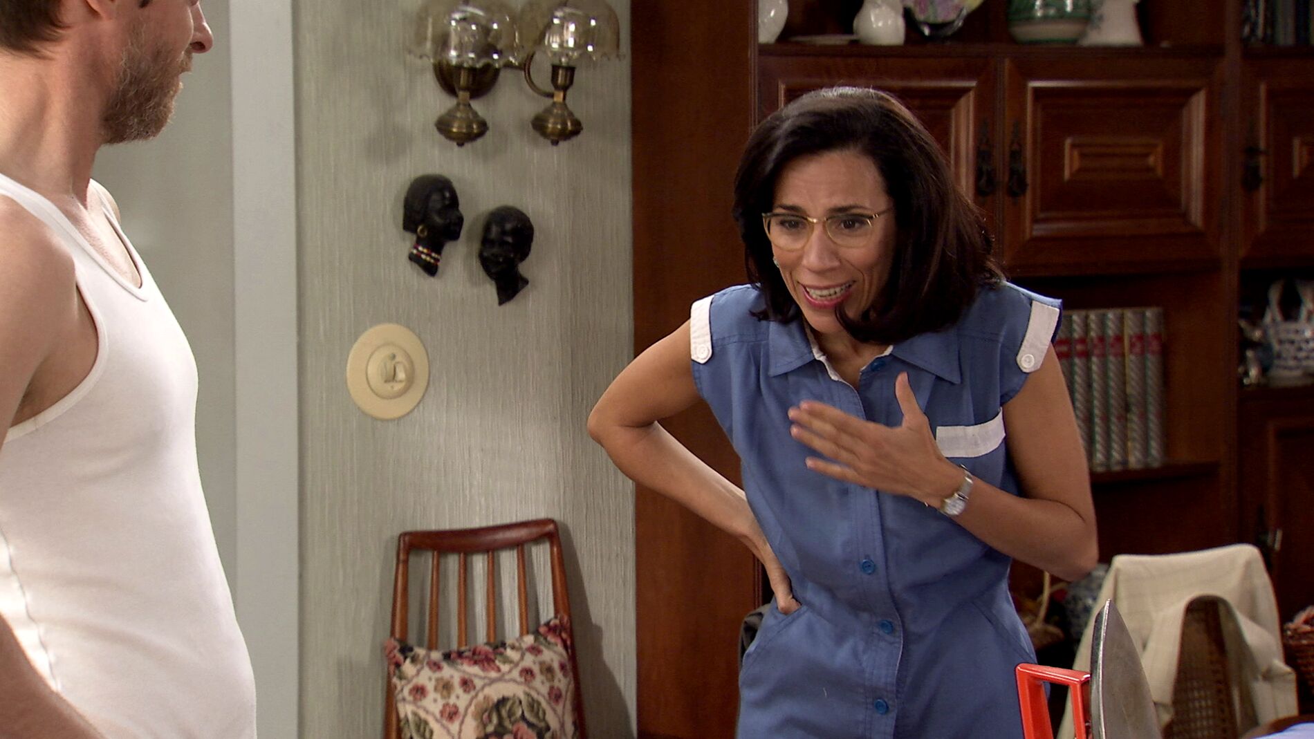 Las dificultades de Manolita al vocalizar en ‘Amar es para siempre’ 