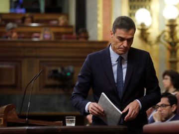 El presidente del Gobierno en funciones y candidato socialista, Pedro Sánchez
