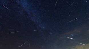Lluvia de meteoros Delta Acu&aacute;ridas
