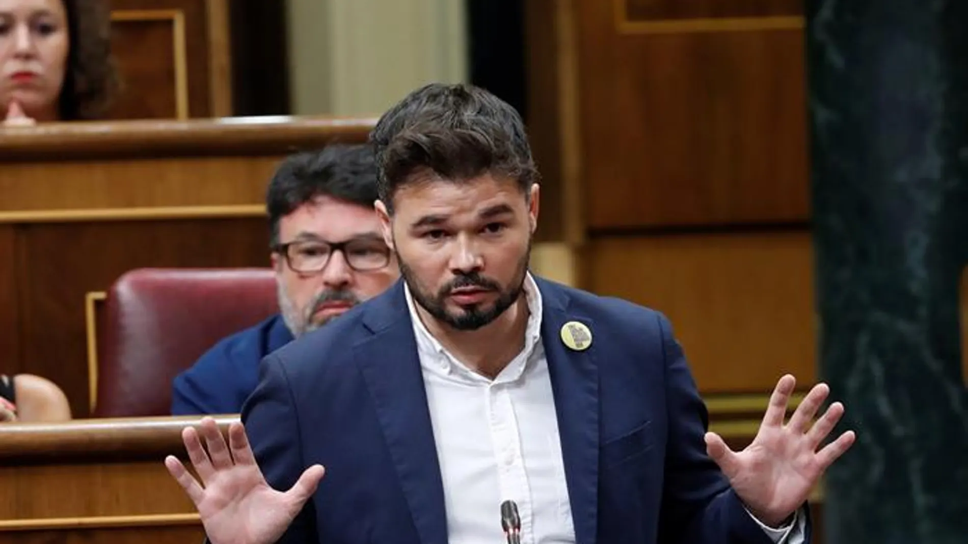 El portavoz de ERC, Gabriel Rufián El portavoz de ERC, Gabriel Rufián