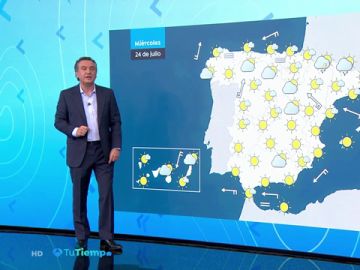 El calor sigue sin dar tregua, con sol y tormentas ocasionales