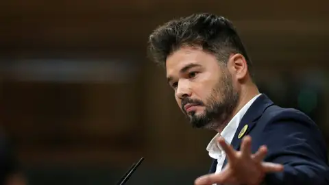 El portavoz de ERC, Gabriel Rufián (Archivo) El portavoz de ERC, Gabriel Rufián (Archivo)