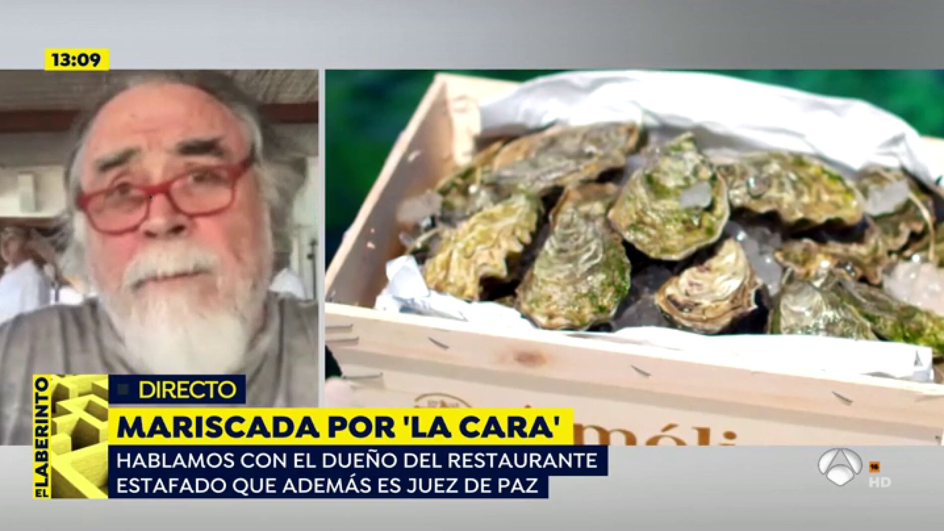 Mariscada por la cara en Formentera.