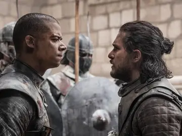 Gusano Gris y Jon Snow en el final de 'Juego de Tronos' Gusano Gris y Jon Snow en el final de 'Juego de Tronos'