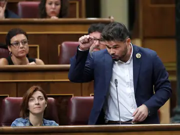 El portavoz de ERC, Gabriel Rufián El portavoz de ERC, Gabriel Rufián