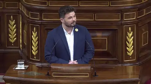 Las frases de Gabriel Rufián (ERC) en el debate de investidura Las frases de Gabriel Rufián (ERC) en el debate de investidura