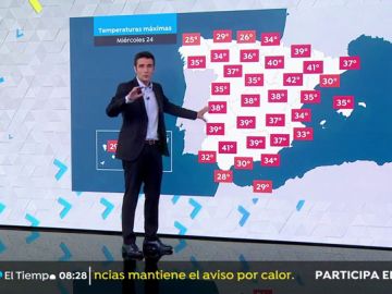 Continua el calor sofocante en gran parte de la parte de la península