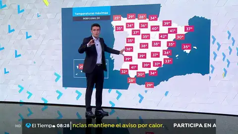Continua el calor sofocante en gran parte de la parte de la península Continua el calor sofocante en gran parte de la parte de la península