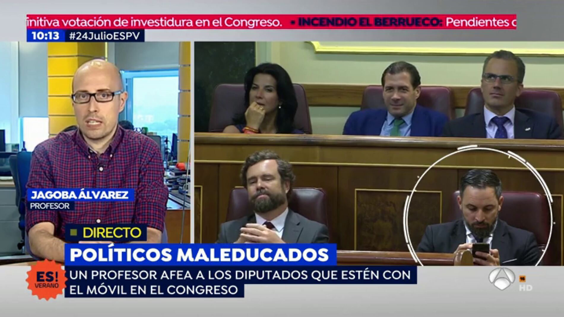 Sesi&oacute;n de investidura