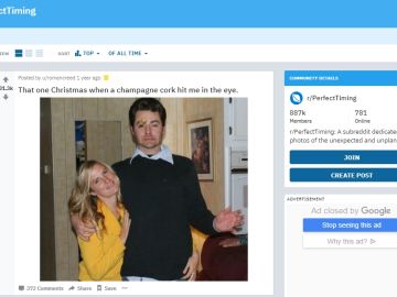 https://www.reddit.com/r/PerfectTiming/ https://www.reddit.com/r/PerfectTiming/