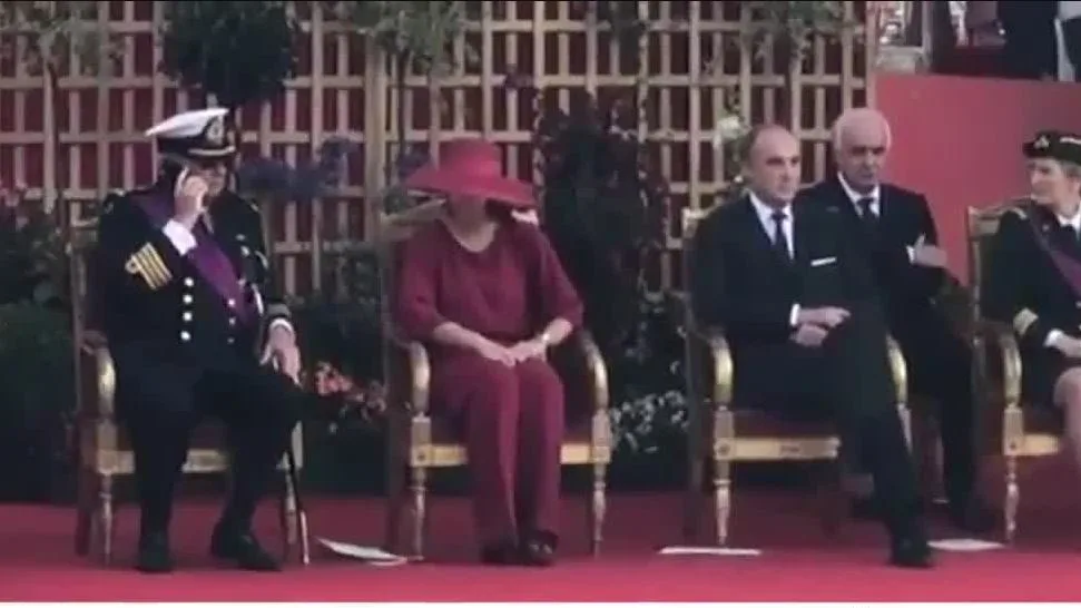 Recepción del rey de Bélgica