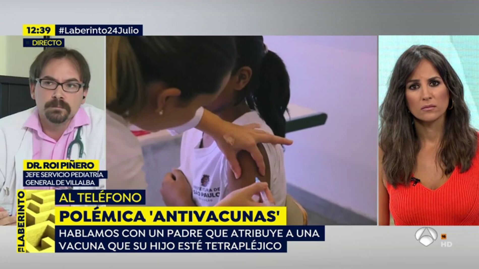 Pol&eacute;mica 'antivacunas'