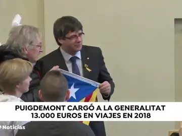 La Generalitat sufragó los viajes del expresidente Puigdemont en 2018 La Generalitat sufragó los viajes del expresidente Puigdemont en 2018