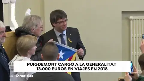 La Generalitat sufragó los viajes del expresidente Puigdemont en 2018 La Generalitat sufragó los viajes del expresidente Puigdemont en 2018