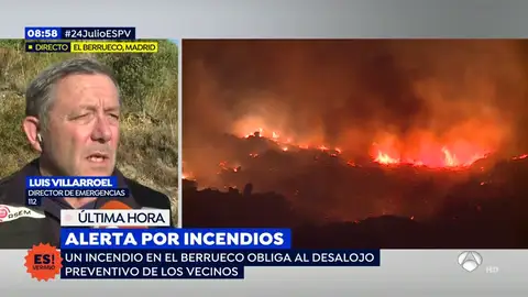 Alerta incendios Siguen dos incendios activos en Zaragoza y Madrid.