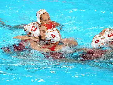 La selección femenina de waterpolo La selección femenina de waterpolo