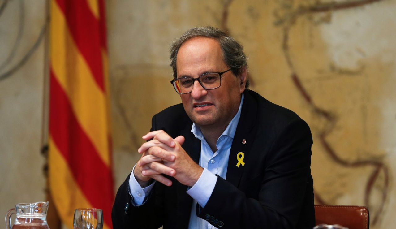 El presidente de la Generalitat, Quim Torra en una imagen de archivo El presidente de la Generalitat, Quim Torra en una imagen de archivo