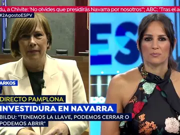 Uxue Barkos, investidura en Navarra Uxue Barkos, investidura en Navarra