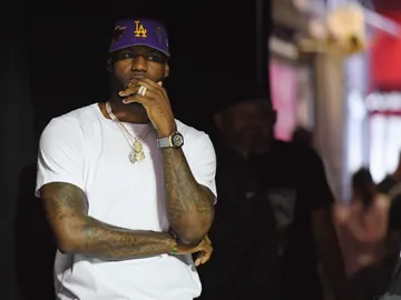 LeBron James, foto de archivo LeBron James, foto de archivo
