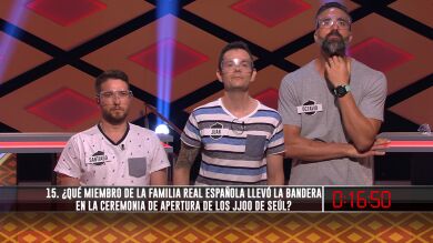 El 'Paparajote team ', a solo dos preguntas del bote de '¡Boom!'