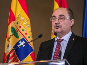 El presidente de Aragón, Javier Lambán El presidente de Aragón, Javier Lambán