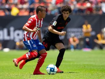 Sergio Camello, autor de uno de los goles del partido